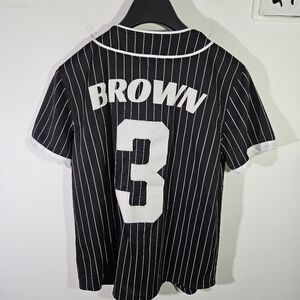 RARE Kane Brown MLB All Star Game Black & White Pinstriped Jersey!